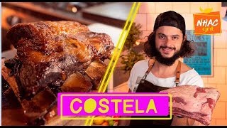 COSTELA BOVINA aprenda a assar carne no forno com vinho e legumes  Mohamad no Nhac [upl. by Anthia]