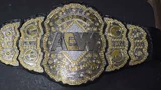 Aew World Heavyweight Championship restone by Rafford Designs [upl. by Kei796]