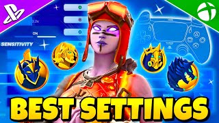 NEW BEST Controller SETTINGS  Sensitivity in Fortnite Chapter 5 Season 2 [upl. by Edya]