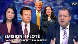 quotKOSOVA nuk preketquot Prapaskenat e takimit të Trump me Vjosa Osmanin  Shqipëria Live [upl. by Ecnesse]