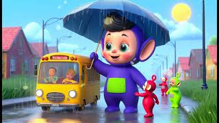 Die Räder auf dem Bus Regenlieder mit Teletubbies und mehr  Kinderlied Spaß [upl. by Lezirg]