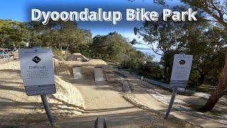 First ride at Dyoondalup Bike Park Point Walter Dirt Jumps [upl. by Adile603]