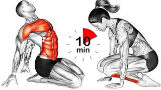 10 Min Morning Exercises No Equipment [upl. by Erdua]