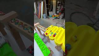 Marble Run ☆ HABA Wave Slope amp Wooden Course 4 [upl. by Janicki511]