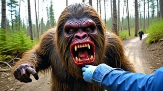 LIVE BIGFOOT ATTACK CAUGHT ON CAMERA  The Most Terrifying Encounter Yetquot  Bigfoot 2024 [upl. by Uzzial]