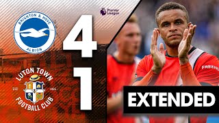 Brighton 41 Luton  Extended Premier League Highlights [upl. by Fran]