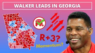 HERSCHEL WALKER LEADS IN GEORGIA  Republicans GAIN Momentum in CRUCIAL Senate Seat [upl. by Ahsikin752]