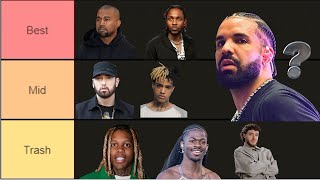 The Best Rapper Tier List [upl. by Leamsi658]