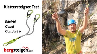 Klettersteigset Test Edelrid Cable Comfort 6 bergsteigencom [upl. by Eirellav]