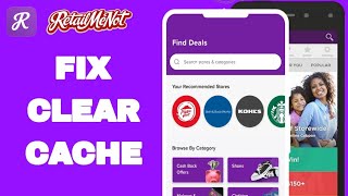 How To Fix And Solve Clear Cache On RetailMeNot App  Easy Fix [upl. by Dnomzed617]