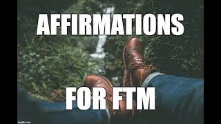 Raising Masculine Energy Meditation Affirmations for Transmen FTM [upl. by Enyad]