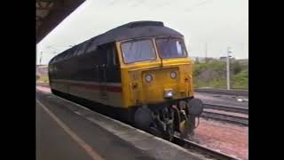 Railways of the 1980’s  A Day at Carstairs Jct  Freight  Passenger  trains railway [upl. by Sadye]