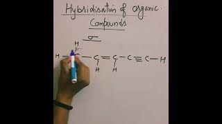 trick to find hybridisation  Easy trick to find hybridisation for organic compounds [upl. by Adnolrehs217]