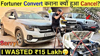 🙏🏼 RIP Converted Fortuner 🥹 [upl. by Cleave775]