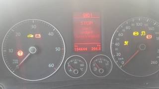 VW Golf V 20 TDI Cold Start 185 [upl. by Ringler367]