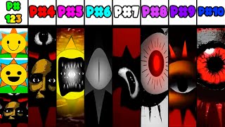 Mix Of All Monster Voices From Incredibox Sprunki  All Phases 110 [upl. by Hadik]