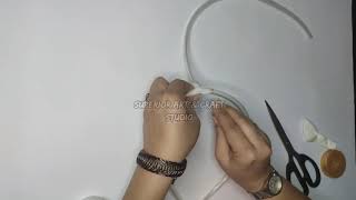 How to make a stethoscope at home  superior art amp craft studio [upl. by Clynes70]