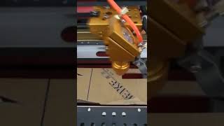 test video of co2 50w laser engraver FL340 [upl. by Weinert930]