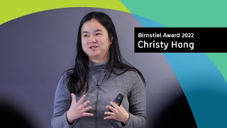 Christy Hong  Birnstiel Award 2022 [upl. by Eillak597]