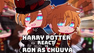 Harry Potter react to Ron Weasley as Chuuya Nakahara ¶ 13 ¶ HP x BSD ¶ MY AU ¶ Bad English [upl. by Wallach290]