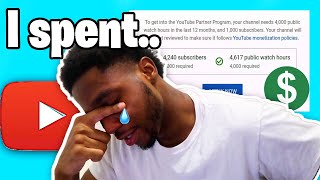 MUST WATCH HOW MUCH I PAID FOR 2 MONETIZED YOUTUBE CHANNELS [upl. by Nonnair179]