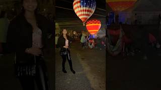 Balloon festival and laser show salisbury NC ￼balloonshow lasershows salisburync fyp [upl. by Inaoj]