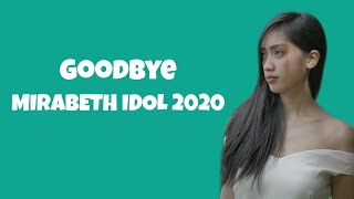 GOODBYE  AIR SUPPLY   MIRABETH IDOL 2020  Lirik [upl. by Edy]