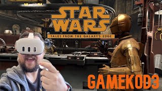 Star Wars Tales from the Galaxys Edge  Meta Quest 3 [upl. by Netneuq]