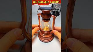 Ai solar lamp unlimited light solarlamp lamp gadgets shorts [upl. by Elag336]