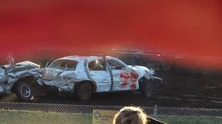 2024 fullsize car demolition derby at the Dakota county fair ￼ [upl. by Tessa412]