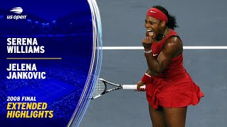 Serena Williams vs Jelena Jankovic Extended Highlights  2008 US Open Final [upl. by Thin]