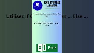 Comment utiliser une condition If en VBA [upl. by Akkire839]