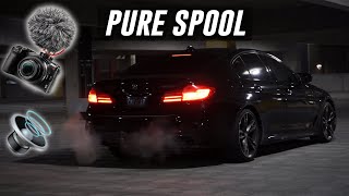 M550i Pure Downpipe Sound [upl. by Lissie]