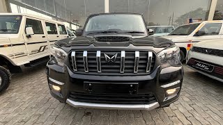 Black mafia🖤 Mahindra Scorpio s11 top model 2024 review ₹2029 lacs SiddharthChauhanx [upl. by Rebliw145]