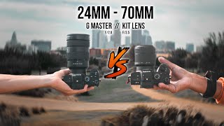 24  70mm  G Master Vs Kit Lens [upl. by December]