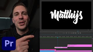 Graphics en animaties maken in Premiere Pro  Editing tutorial [upl. by Barolet]