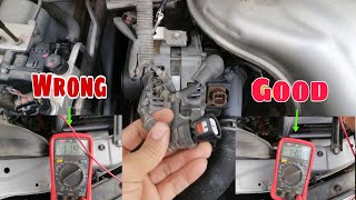 How to fix battery warning light missing issuetoyota Camry Alternator not charging [upl. by Arquit106]