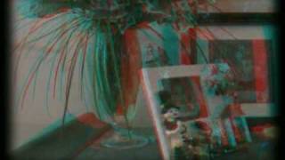 3D Anaglyph Christmas Display test [upl. by Mairhpe]