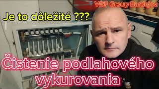 Čistenie Podlahového vykurovania  je to dôležité sleduj  2024 top podlahovekurenie [upl. by Philpot]