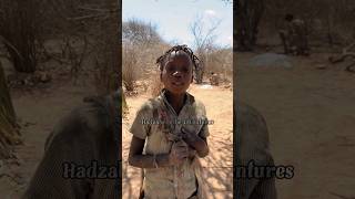 Hadza tribe speaking clicking language [upl. by Eked]