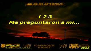 ENTRE GOLPES Y BESOS  LEONARDO Y LEANDRO KARAOKE COVER [upl. by Ilarrold]