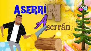 Aserrin Aserran los Maderos de San Juan 🌳 Canciones Infantiles  Mr Pepe Cruz [upl. by Stanfield]