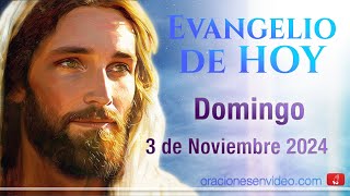 Evangelio de HOY Domingo 3 de noviembre 2024 Mc 122834 «Amarás a tu prójimo como a ti mismo» [upl. by Deckert]