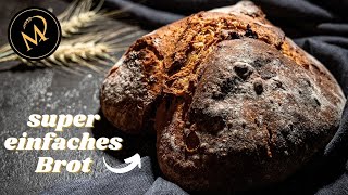 Anfängerbrot 20  Das perfekte Brot für Backanfänger  Einfaches Brot Rezept [upl. by Adnahcal]