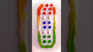 🇮🇳🫡🟠⚪️🟢Water Colour Drops 💦 Satisfying Video oddlysatisfying trending happyindependenceday [upl. by Brianne]