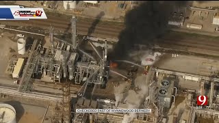 Cause Of Wynnewood Refinery Fire That Injured 2 Under Investigation [upl. by Larena555]