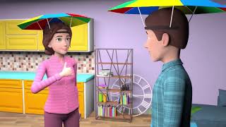 children carton funnycartoon cartoon children rain goaway [upl. by Rafaelof220]