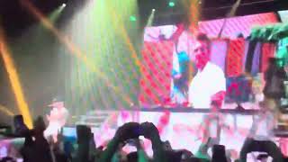 CNCO concert performing Llegaste tu and QUISIERA Alejarme performance on stage live [upl. by Enyale]