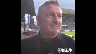 Tony Docherty  St Johnstone PostMatch Interview  Now Available on DeeTV [upl. by Neerak]