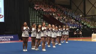 Grandville’s Round 3 at the 2019 MHSAA competitive cheer state finals [upl. by Yevre]